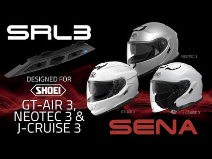 Sena SRL3 Bluetooth Communication System Shoei Helmets