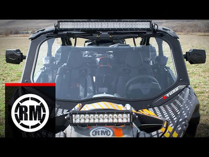 Tusk UTV Full Glass Windshield With Vent and 16" Windshield Wiper Polaris RZR Pro R 4 Premium 2022–2025