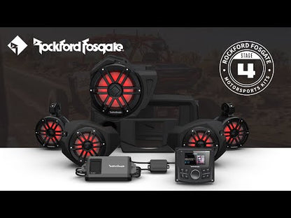 Rockford Fosgate Stage 4 Audio System (Gen-3) Polaris RZR 2014-2023