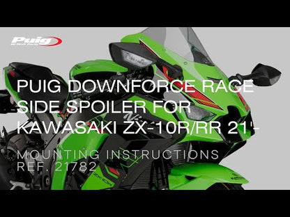 PUIG Race Side Spoilers Kawasaki ZX-10R 2021-2025