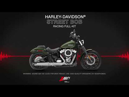 ZARD Exhaust Street Bob 2:1 Full Kit Harley Davidson 2025-2026
