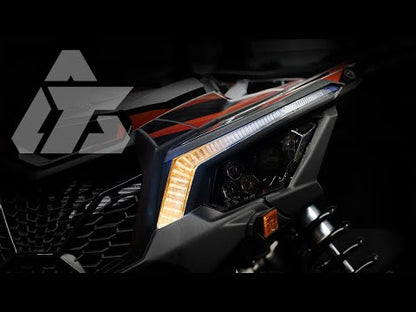 Tusk LED Front Accent Lights with Turn Signals Can-Am Maverick Sport 1000 2017-2025