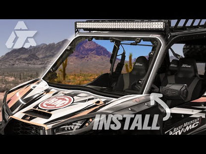 Tusk UTV Full View Glass Windshield with Windshield Wiper Kawasaki Teryx KRX 1000 2020–2025