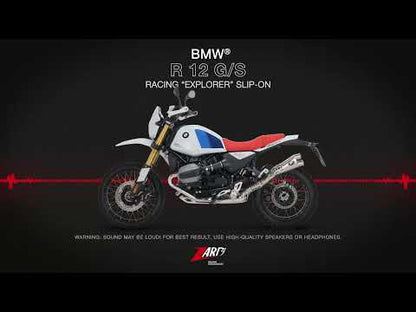 ZARD Exhaust Slip-On Explorer BMW R12 GS 2025-2026