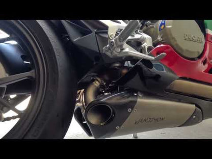 Vandemon Titanium Belly Slip-On Ducati V2 Panigale & Streetfighter 2020-2024
