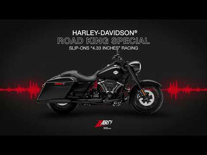ZARD "4.33 Inches" Slip-Ons Exhaust Harley Davidson Road King Special 2006-2016