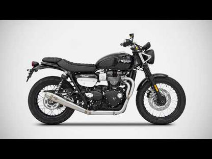 ZARD "Conical" Low Full Kit Triumph Scrambler 900 Exhaust 2021-2023