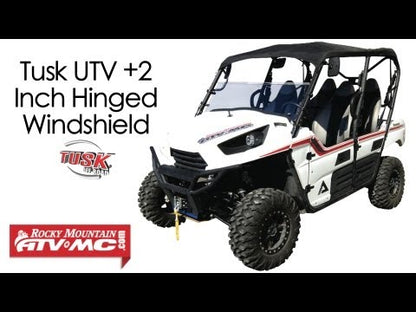 Tusk UTV Hinged Windshield +2-inch Can-Am Commander 1000 2011–2020