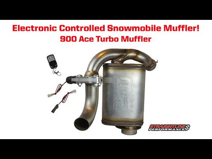 Straightline Performance Stainless Steel Electronic Controlled Muffler Ski-Doo Gen 4/Lynx 900 Ace/900R/Turbo 2019-2027