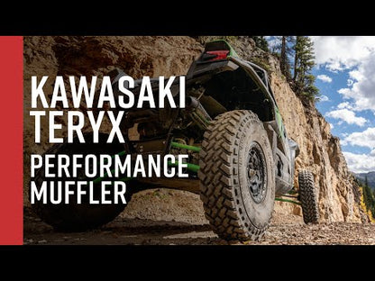 MBRP Single Slip-on System w/Performance Muffler Kawasaki Teryx KRX 1000 2020-2025