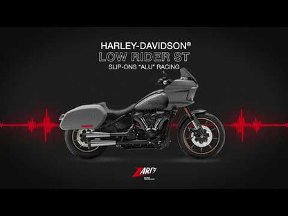 ZARD Slip-Ons "Alu" Exhaust Harley Davidson Low Rider ST 2017-2024