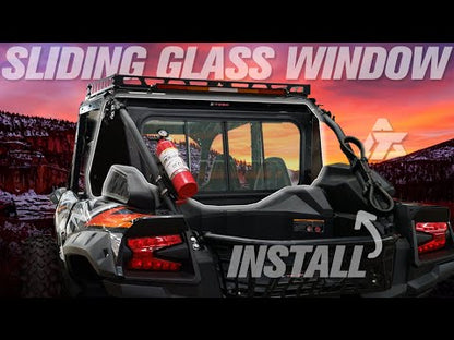 Tusk Sliding Rear Glass Window Kawasaki Teryx KRX4 1000 2023–2026