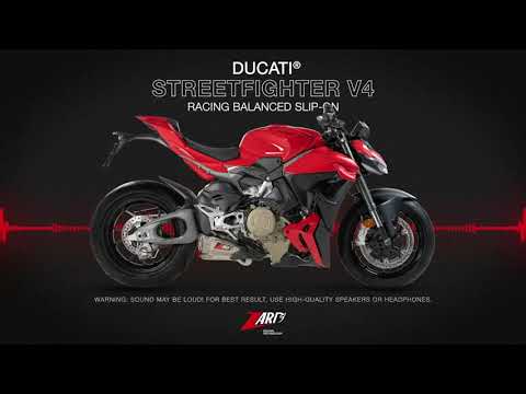 バ－ニングブラッド29 ZARD Exhaust Compensated Slip-On Ducati StreetFighter V4 2025