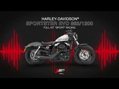 ZARD "Sport" Full Kit Exhaust Harley Davidson Sportster 883-1200 2003-2013