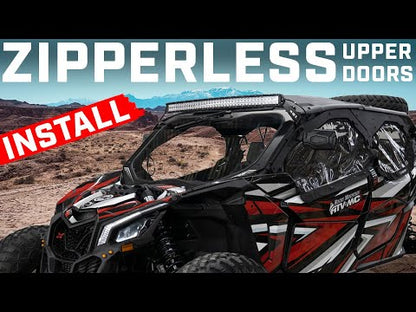 Tusk Zipperless Upper Door Kit Can-Am Maverick X3 Max DS/Turbo/RS/X 2017–2024