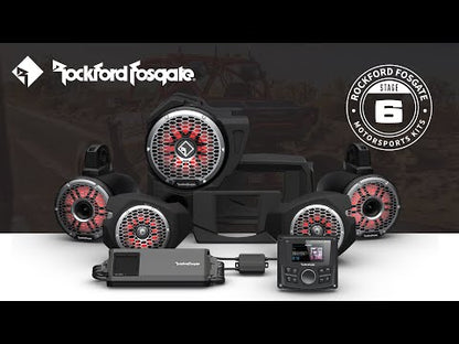 Rockford Fosgate Stage 6 Audio System (Gen-3) Polaris RZR 2014-2023