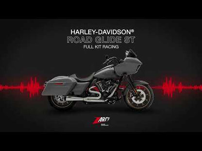 ZARD Full Kit 2:1 Harley Davidson Road Glide Limited Exhaust 2017-2023