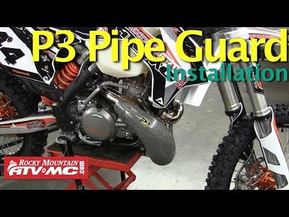 P3 Carbon Pipe Guard Yamaha YZ250 2002–2026