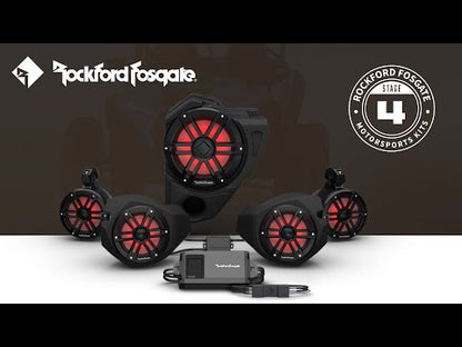 Rockford Fosgate Stage 4 Audio System For Ride Command (Gen-3) Polaris RZR 2014+