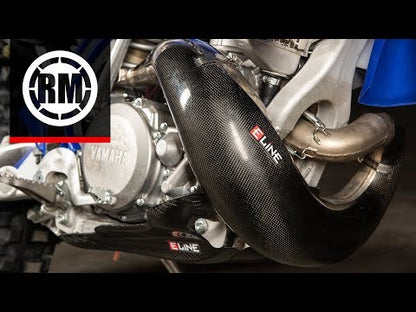 E Line Carbon Fiber Pipe Guard Husqvarna TC 250 2014–2016