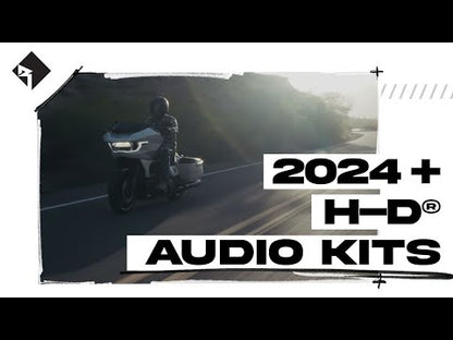 Rockford Fosgate 6x9" Aftermarket Saddlebag Cut-In Speaker Kit Harley-Davidson 2024+