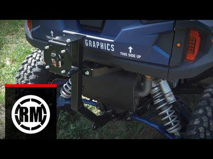 Tusk Hitch Mounted Spare Tire Carrier Polaris GENERAL 1000 Deluxe EPS 2016-2025