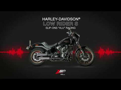 ZARD Slip-Ons "Alu" Exhaust Harley Davidson Low Rider S 2017-2024