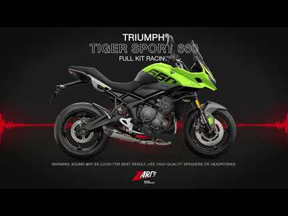 ZARD Exhaust Racing Full Kit Triumph Tiger Sport 660 2021-2025