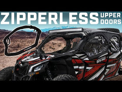 Tusk Zipperless Upper Door Kit Can-Am Maverick X3 Max DS/Turbo/RS/X 2017–2024