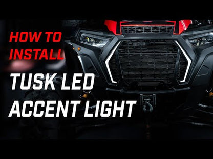 Tusk LED Front Accent Lights with Turn Signals Polaris GENERAL 1000 Deluxe EPS 2016-2025