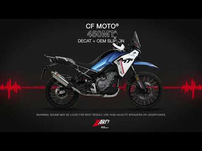 ZARD Header Decat CFMoto 450 MT 2024-2025