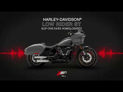 ZARD Slip-Ons Overlapped Exhaust Harley Davidson Street Bob 114 2017-2024
