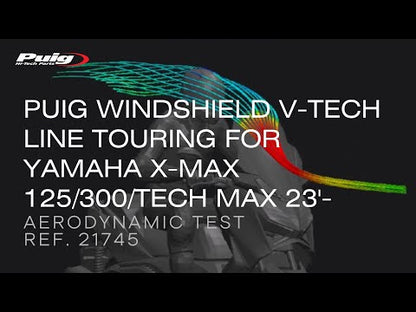 Puig V-Tech Touring Windscreen Yamaha X-MAX 125 2023-2025
