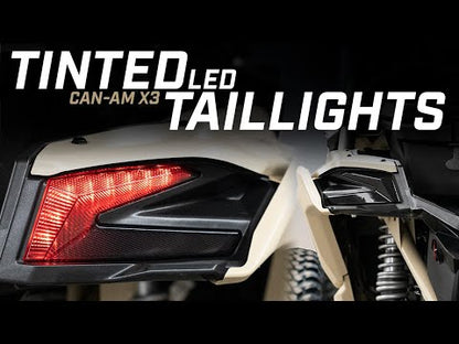 Tusk LED Tinted Taillights Can-Am Maverick X3 900 HO 64 Inch 2017-2026