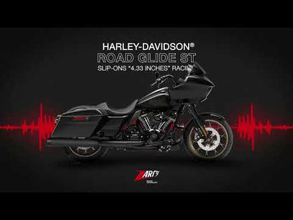 ZARD "4.33 Inches" Slip-Ons Exhaust Harley Davidson Road Glide Limited 2017-2020