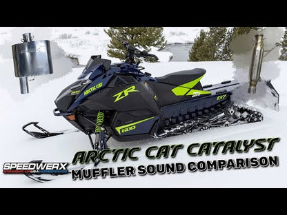Speedwerx L2 Competition Series Lightweight Muffler Stainless Steel Arctic Cat ZR/RIOT/M 600 C-TEC2 CATALYST Models 2024-2025
