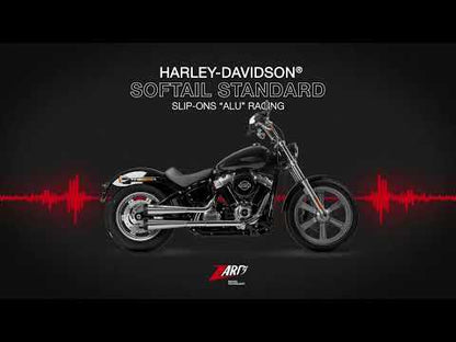 ZARD Slip-Ons "Alu" Exhaust Harley Davidson Softail Standard 2017-2024