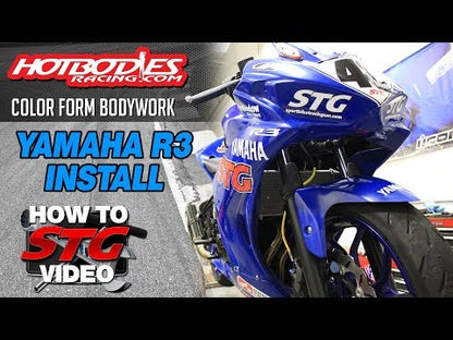 Hotbodies Racing Race Bodywork Fairings Yamaha YZF-R3 2015-2018 - Primer Gray