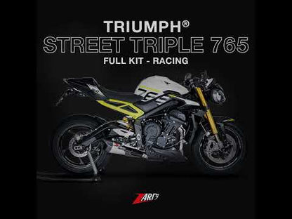 ZARD Exhaust Full Kit Triumph Street Triple 765 2023-2024