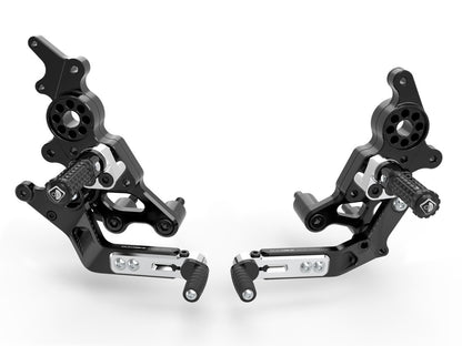 DBK Rearset Adjustable Ducati Hypermotard 950 /RVE 2019-2025 - Adventure Parts