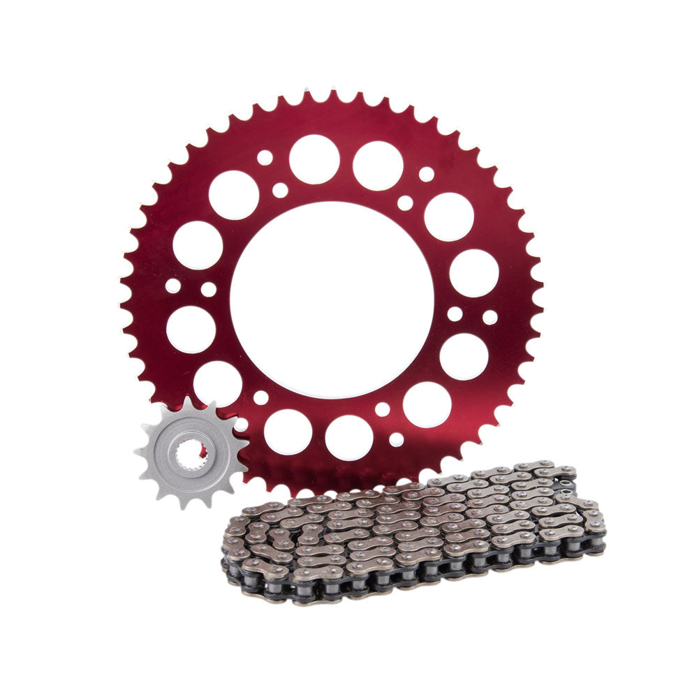 Primary Drive Chain and Sprocket Kit Aluminum Rear/O-Ring Honda CR125R 2000–2003