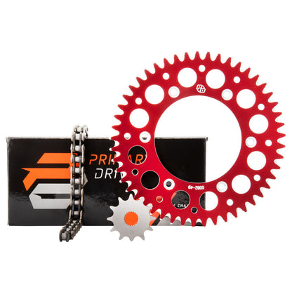 Primary Drive Chain and Sprocket Kit Aluminum Rear/X-Ring Chain Honda CR125R 2000–2003