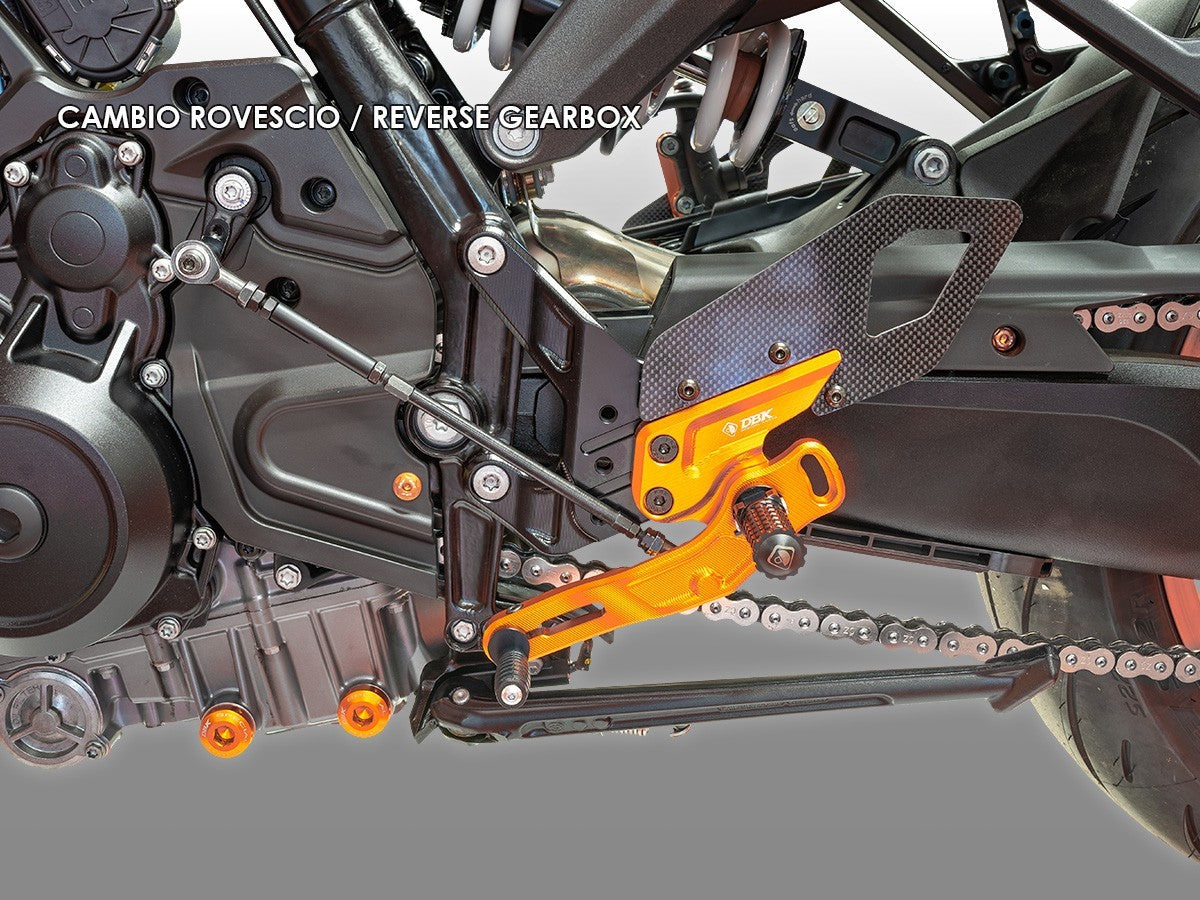 DBK Rearsets Adjustable Pilot Kit KTM 990 Duke 2024-2025