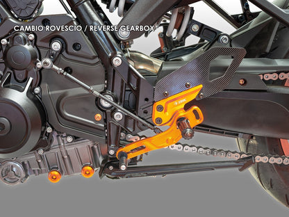 DBK Rearsets Adjustable Pilot Kit KTM 990 Duke 2024-2025