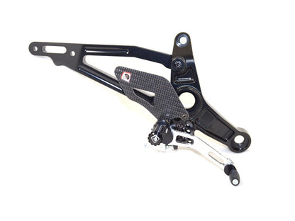 DBK Rearset Pilot Adjustable Ducati Monster 2014-2017 - Adventure Parts