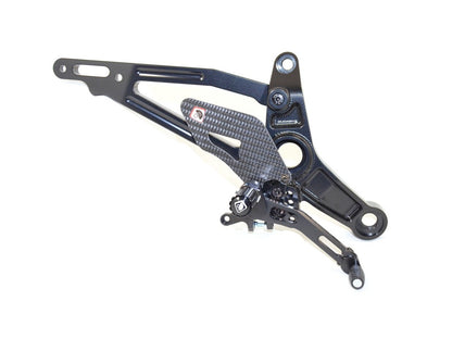 DBK Rearset Pilot Adjustable Ducati Monster 2014-2017 - Adventure Parts