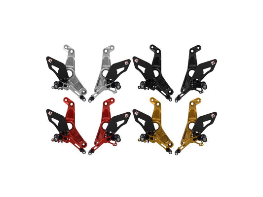 DBK Rearset Adjustable Ducati Monster 1200R 2016-2019 - Adventure Parts