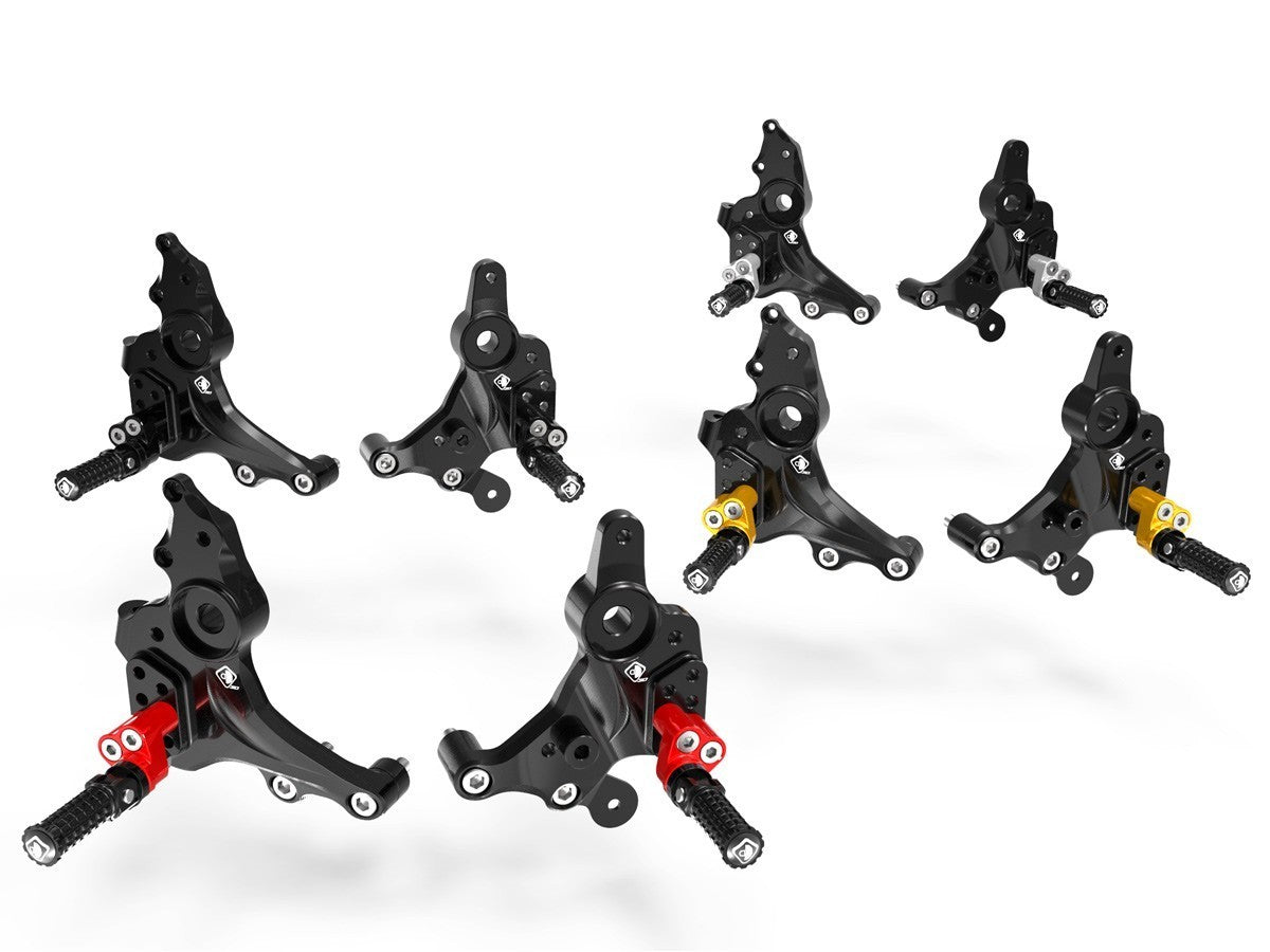 DBK Adjustable Rearset Ducati Monster 2021-2025 - Adventure Parts