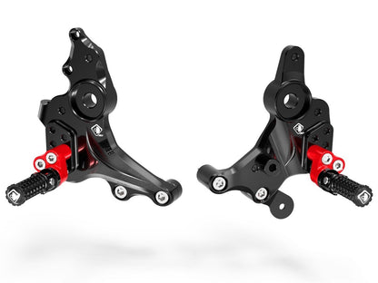 DBK Adjustable Rearset Ducati Monster 2021-2025 - Adventure Parts