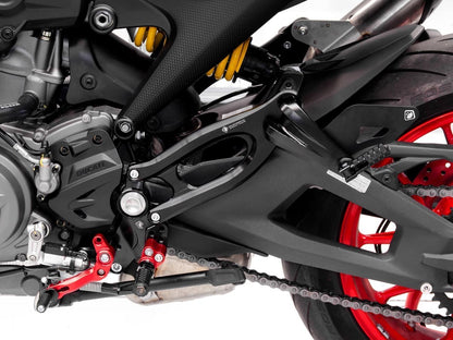 DBK Adjustable Rearset Ducati Monster 2021-2025 - Adventure Parts
